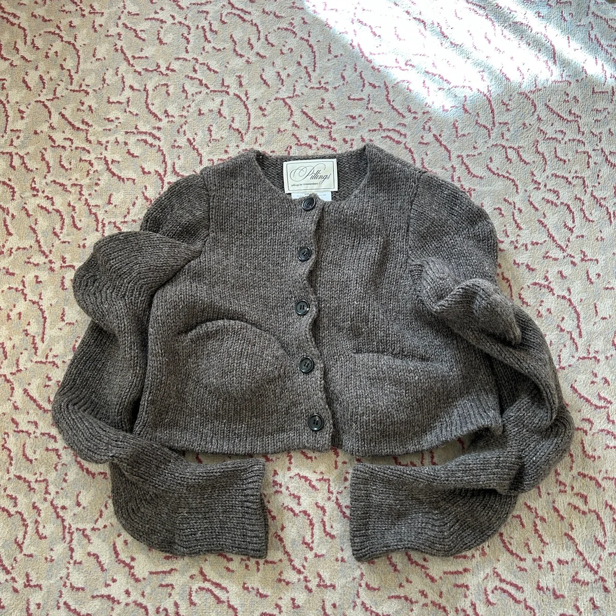 ピリングスのカーディガンSPURSHOP別注のブラウン