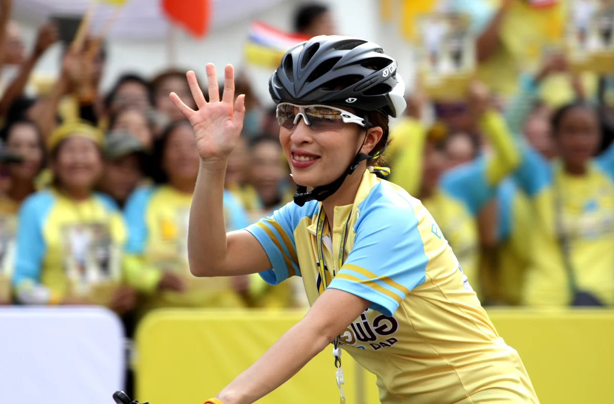 バンコクで開催された自転車イベント『Bike for Dad』に参加したパッチャラキッティヤパー王女