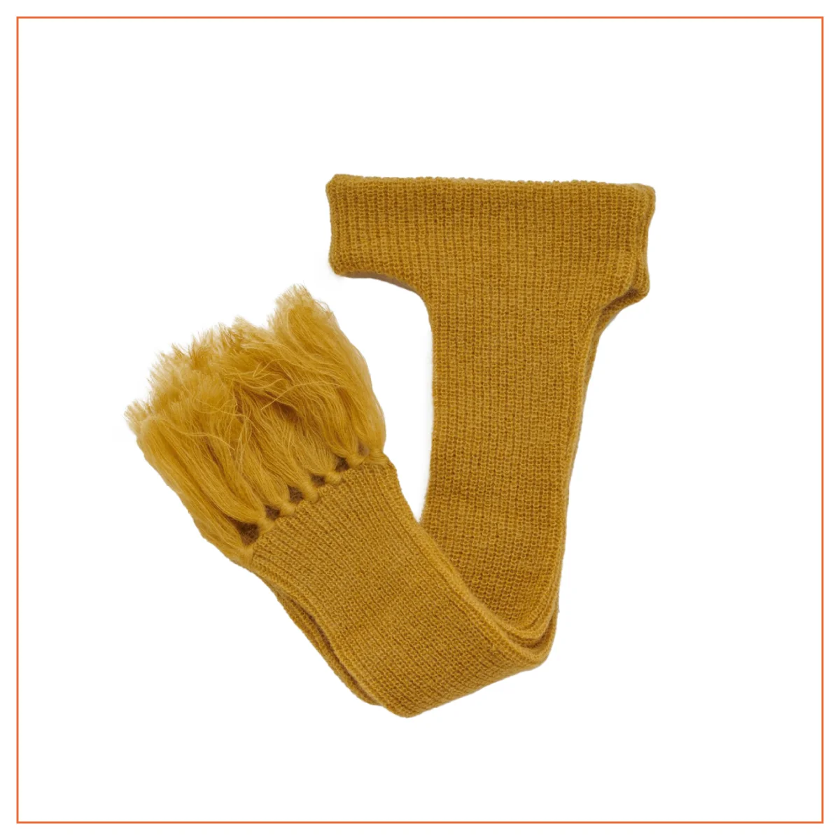 2025年冬の防寒対策　あったか小物　ニットヘアバンド￥37,400　キジマ タカユキ