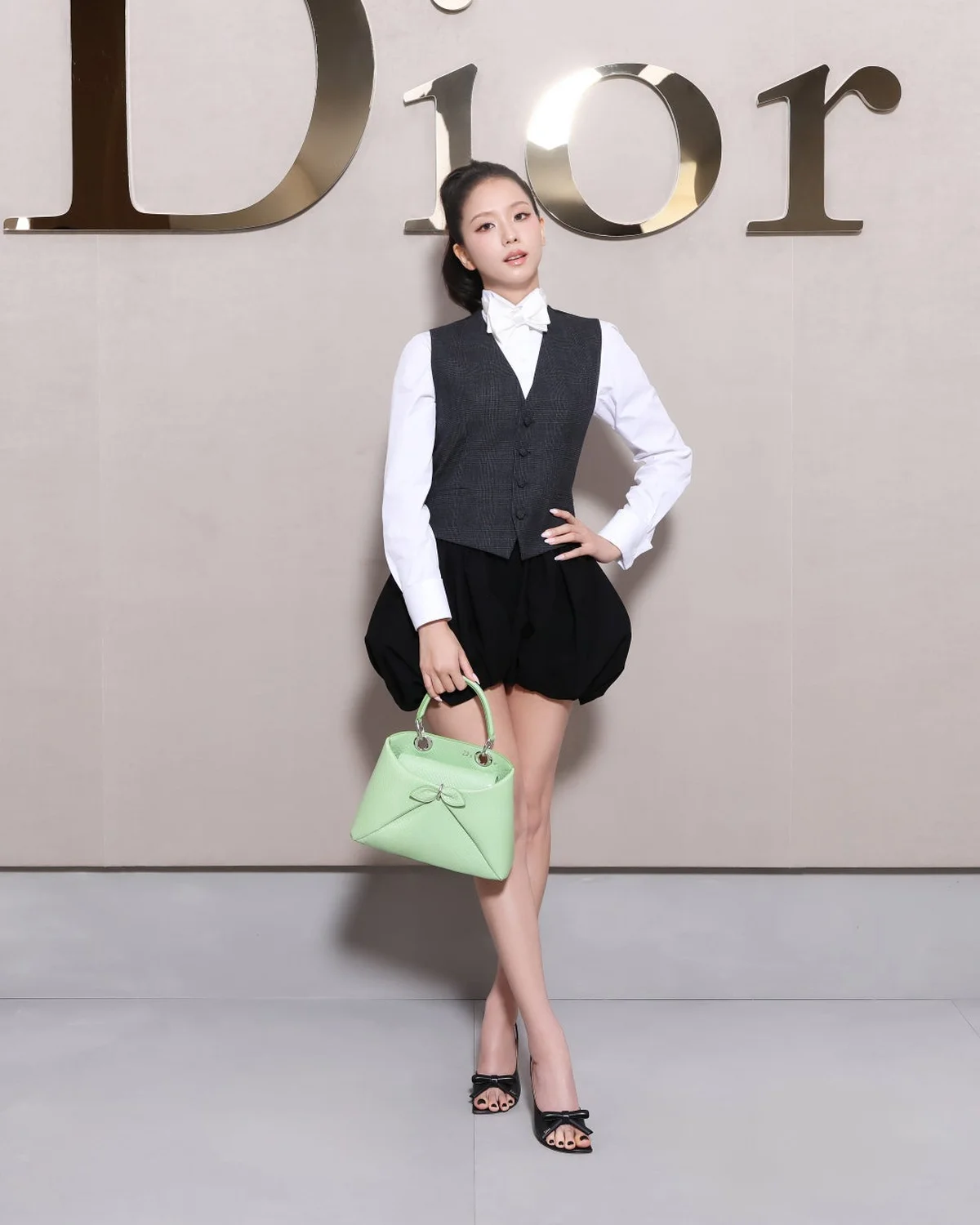 ディオール2025年春夏 オートクチュール コレクションに来場したBLACKPINKのジス Jisoo
