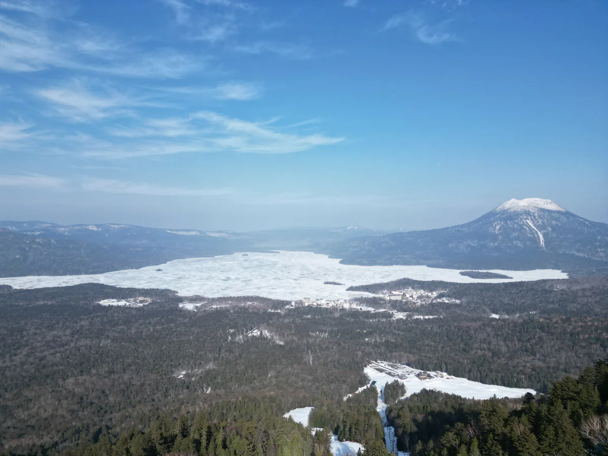 冬の北海道・阿寒湖トレッキングツアーの心のタイトルイメージ