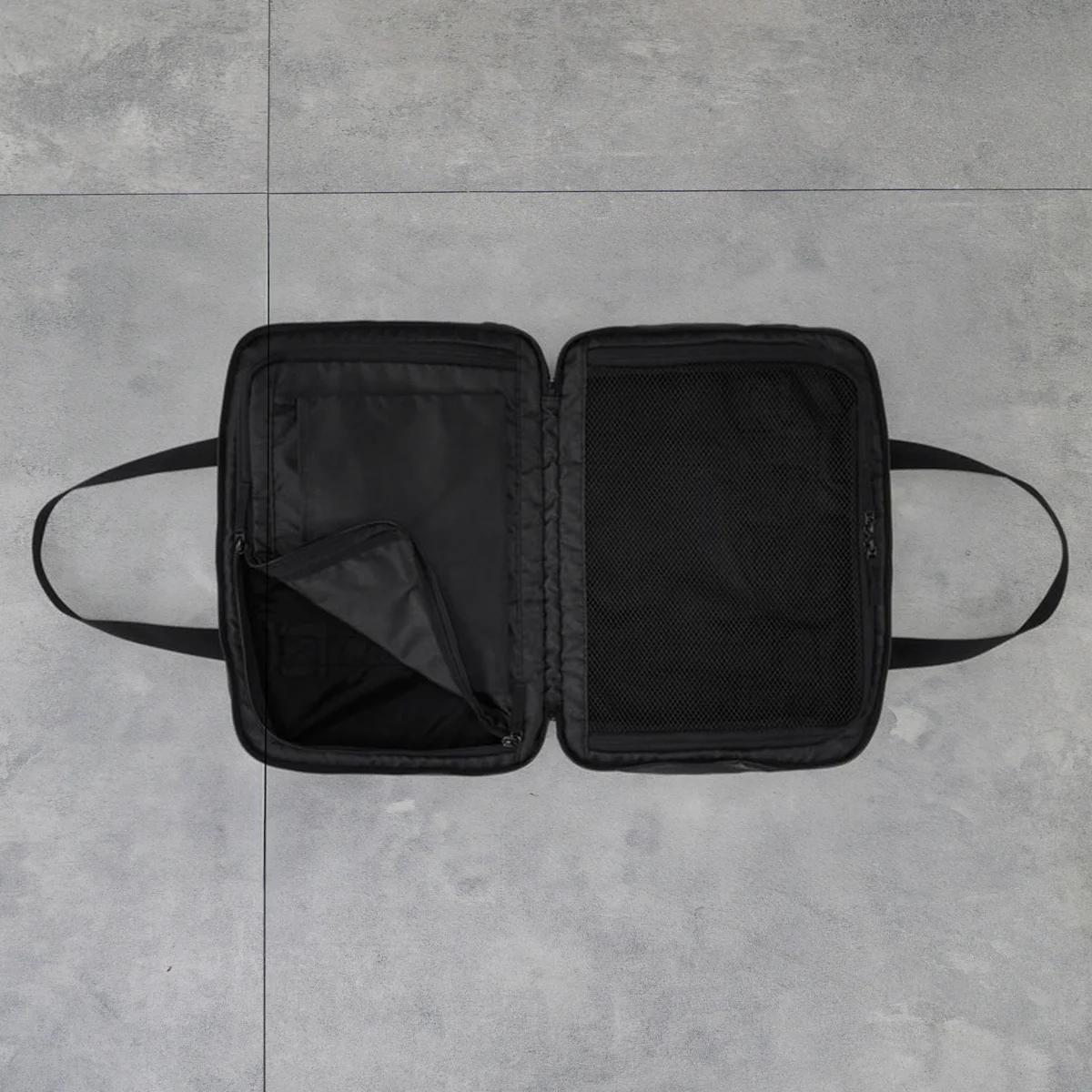 無印良品　たためるボストンバッグ
