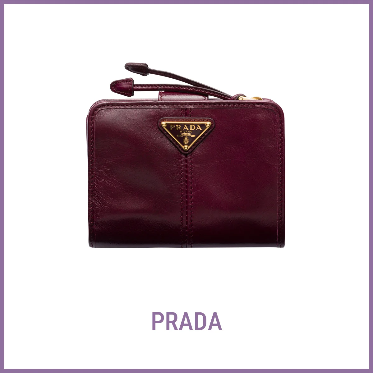 財布　プラダ　PRADA　二つ折り財布　〈H8.5×W12cm〉￥138,600（予定価格）
