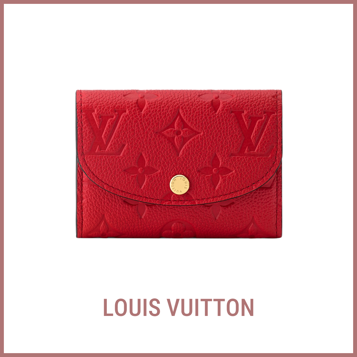 財布　ルイ・ヴィトン　LOUIS VUITTON　「ポルトモネ･ロザリ」〈H8×W11×D2.5cm〉￥71,500