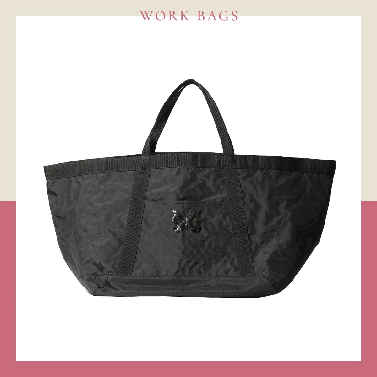 2025年秋冬バッグ　1泊2日の旅行バッグ　大容量バッグ　ニードルズ〈H⚫︎×W⚫︎×D⚫︎cm〉￥42,900　