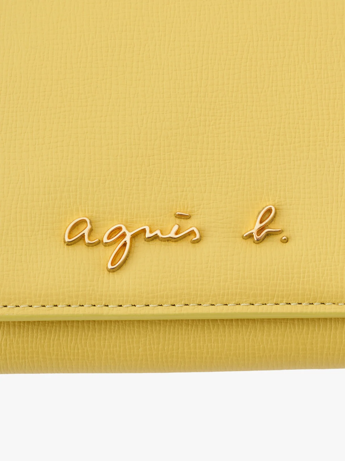 アニエスベー「レザー 二つ折り ウォレット 