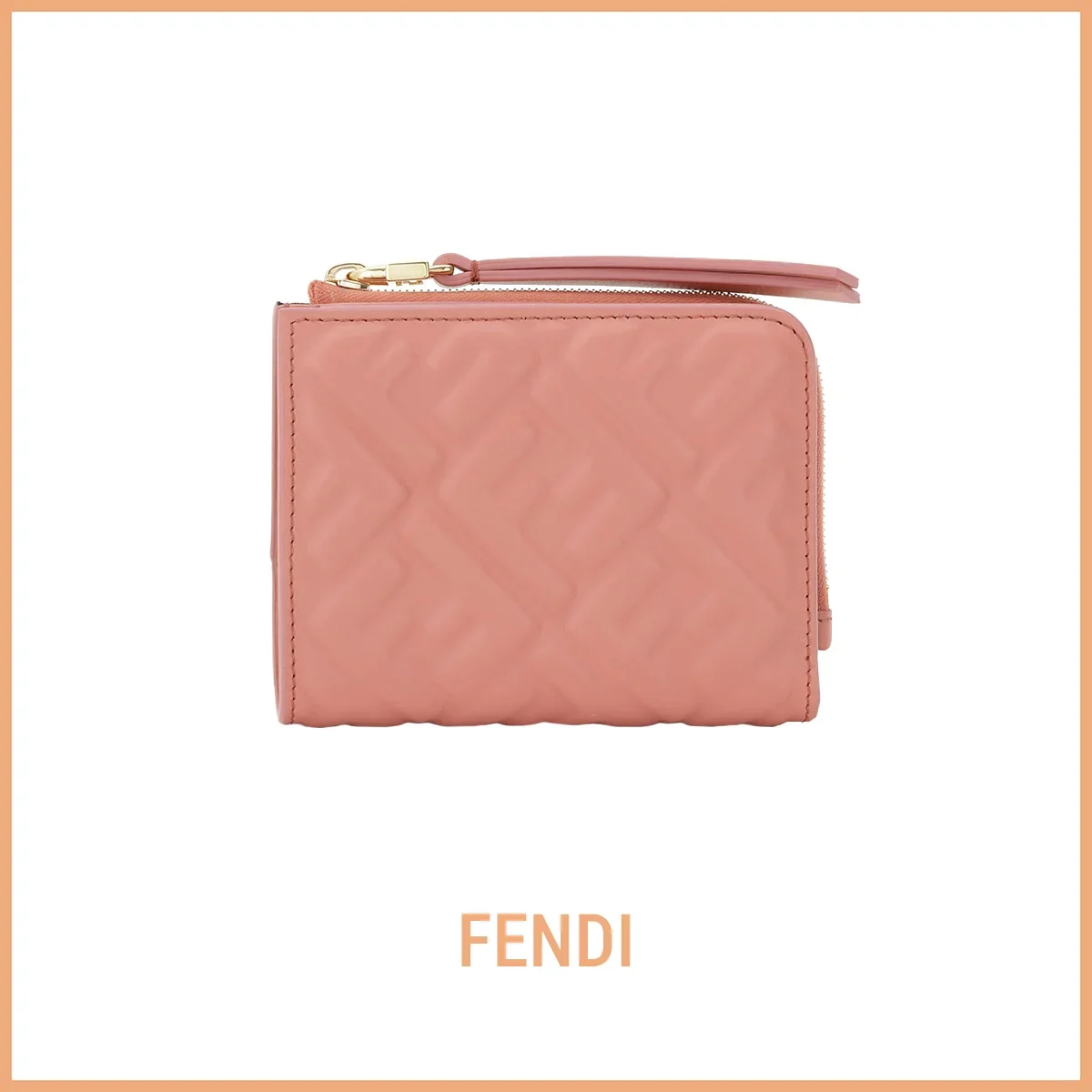 フェンディ　FENDI　バゲット　スリムウォレット〈H9×W11.5×D1.5cm〉￥107,800
