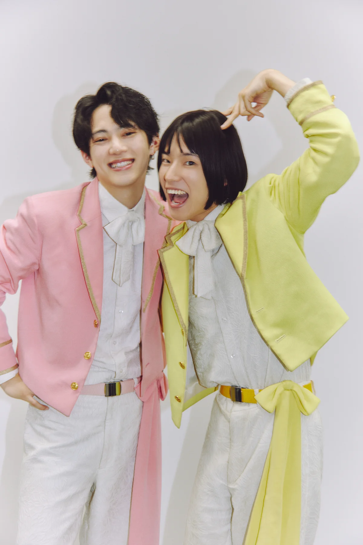 モナキ、ケンケンとおヨネのツーショット