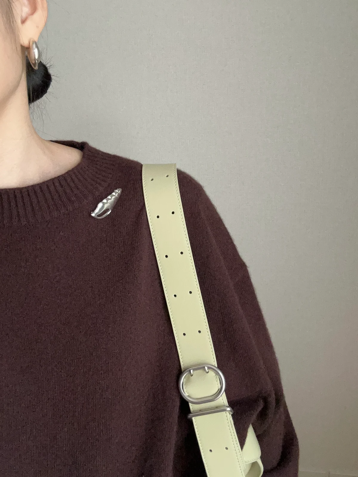 ジル サンダーのカンノーロバッグのストラップ