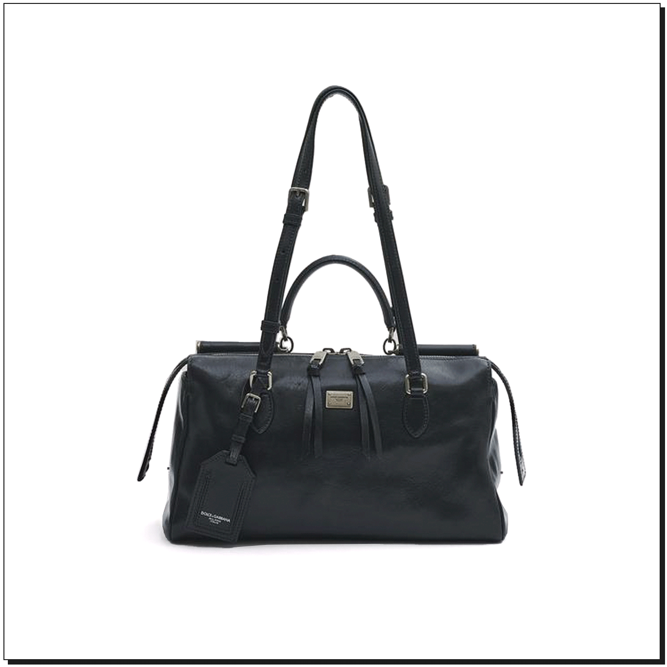 バッグ〈H20×W30×D13cm〉￥484,000 ショルダーストラップ￥155,100／ドルチェ&ガッバーナ ジャパン(ドルチェ&ガッバーナ)