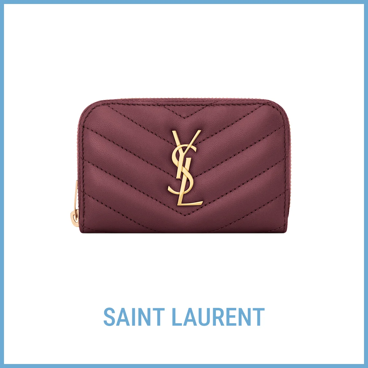 財布　サンローラン　SAINT LAURENT　カサンドラ コインカードウォレット〈H7.5×W11×D2cm〉￥74,800