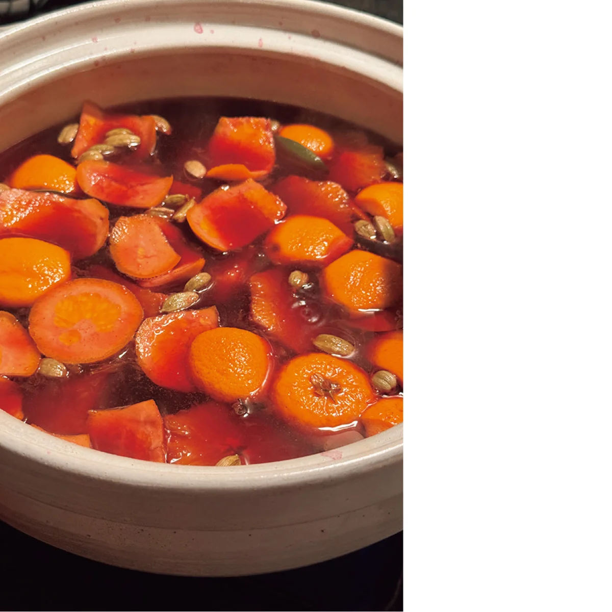 マリウスさんお手製のホットサングリア