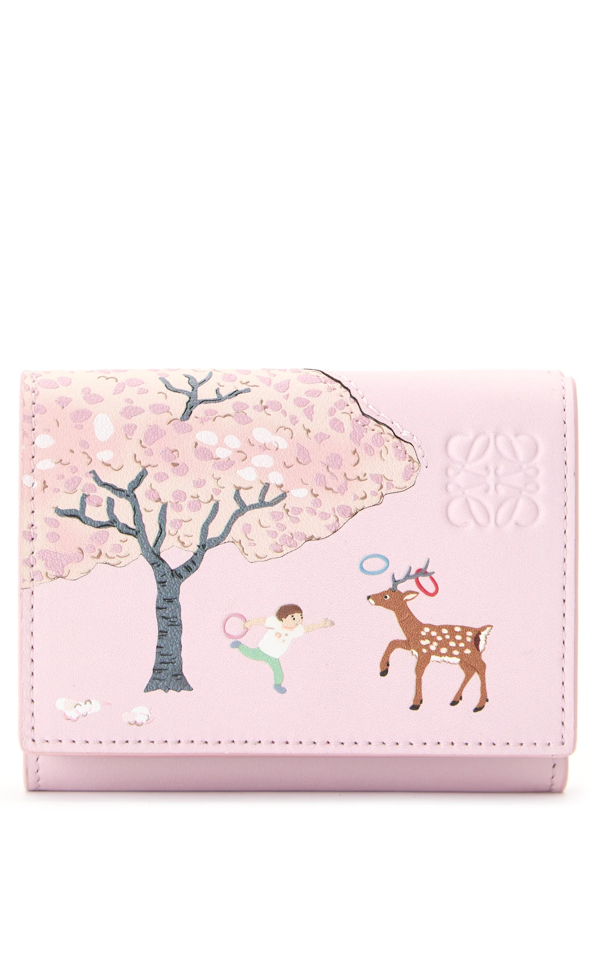 シカ トライフォールド ウォレット ブロッサムピンク