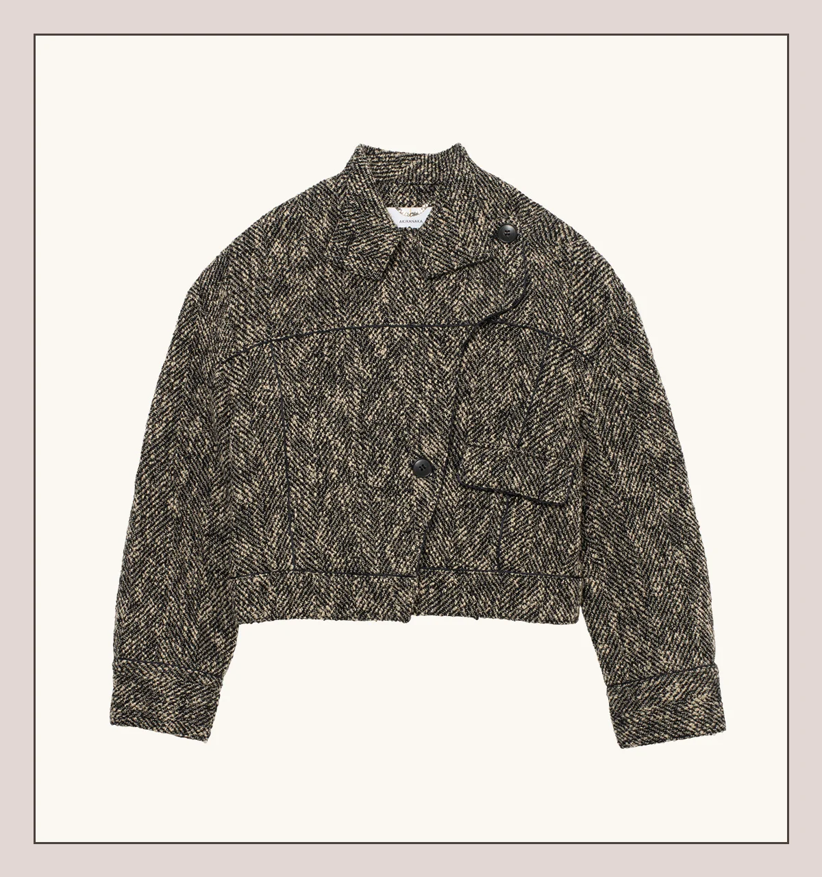 2025年秋冬ショート丈アウター レディース 人気 アキラナカ ¥110,000