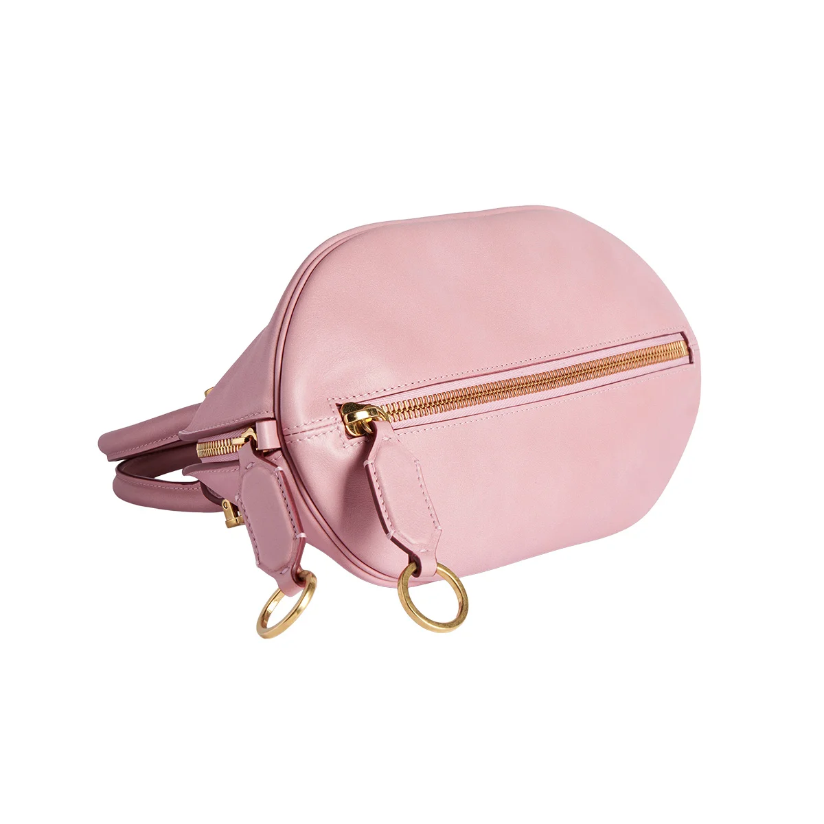 バレンシアガのボレロバッグは、底面にもジップ付きのコンパートメントが