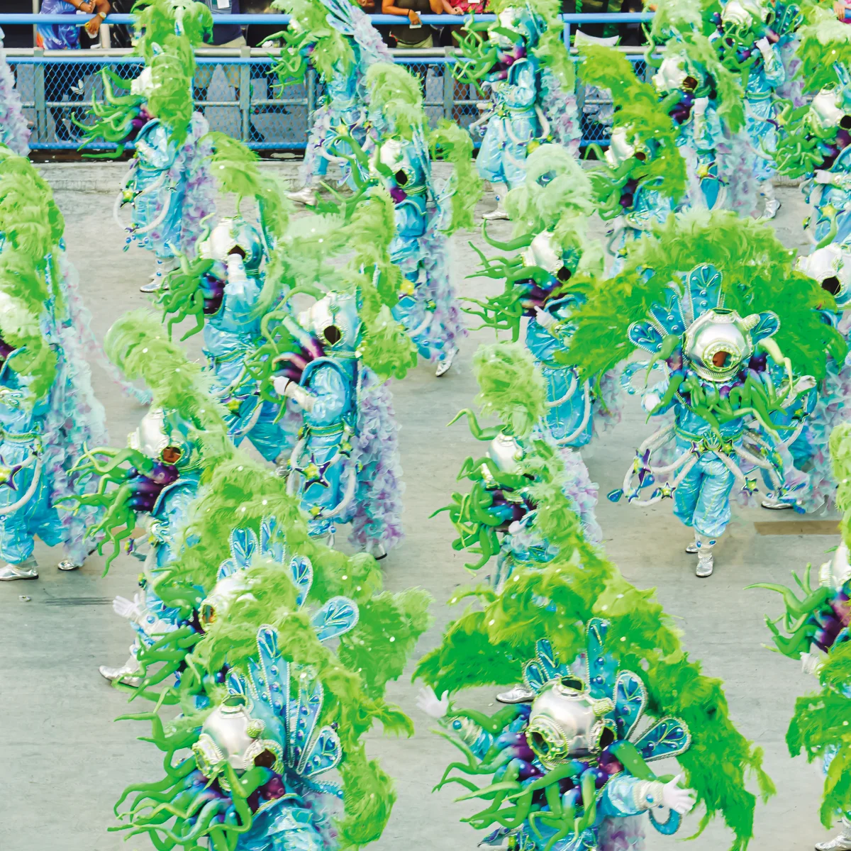 ブラジルリオデジャネイロのカーニバル