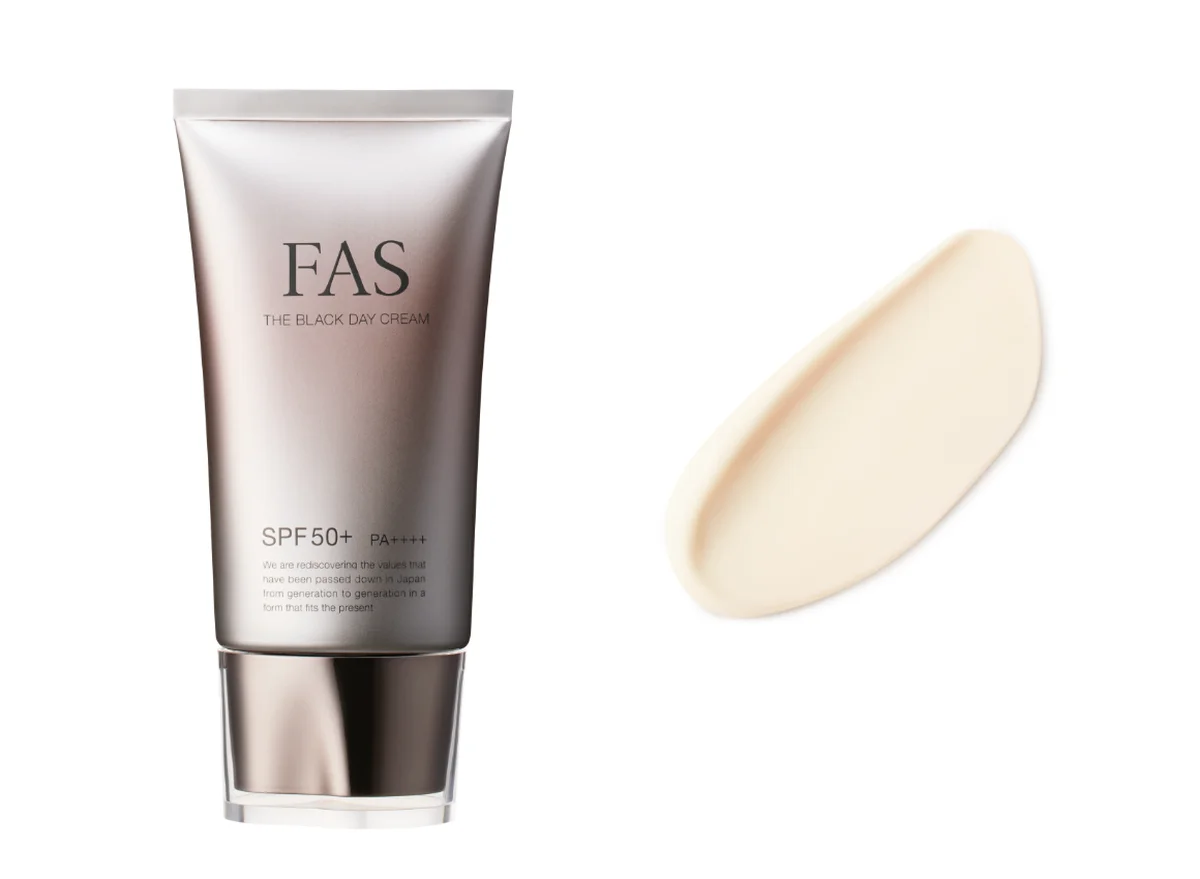 ファス　日焼け止め　UVケア　FAS ザ ブラック デイ クリーム　SPF50+ PA++++ 40g ￥6,600