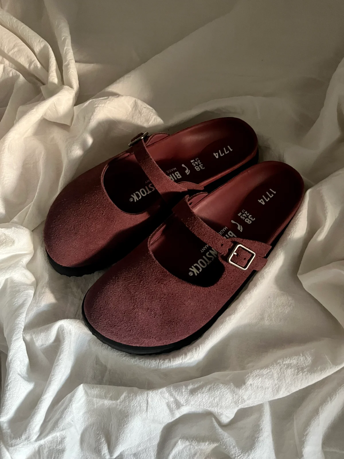 BIRKENSTOCK ビルケンシュトック 1174 マリア スエード バーガンディ
