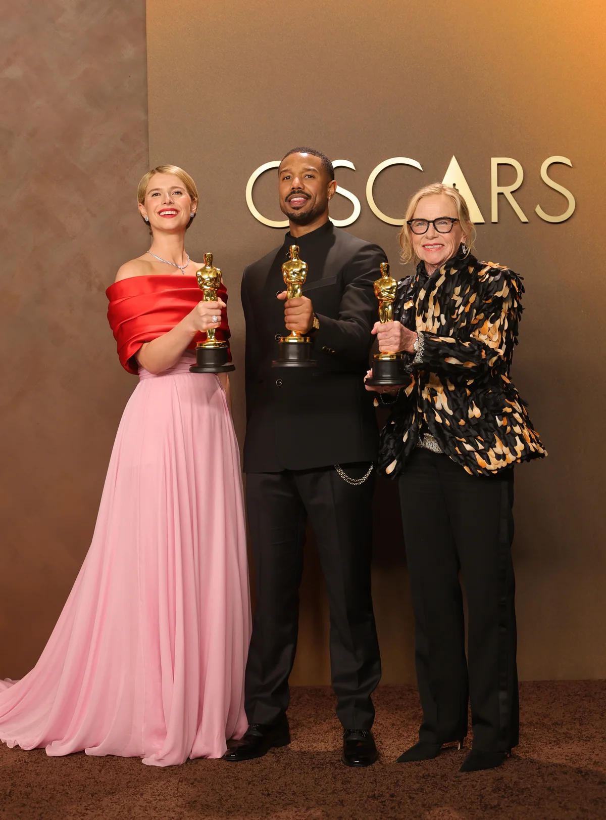 アカデミー賞2026の受賞者、ジェシー・バックリー、マイケル・B・ジョーダン、エイミー・マディガン