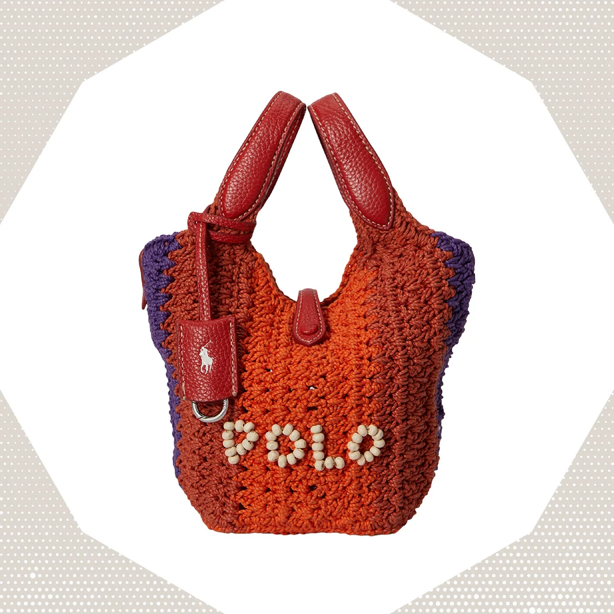 ポロ ラルフ ローレンの「Polo Play クロシェ スモール トート & クロスボディ」