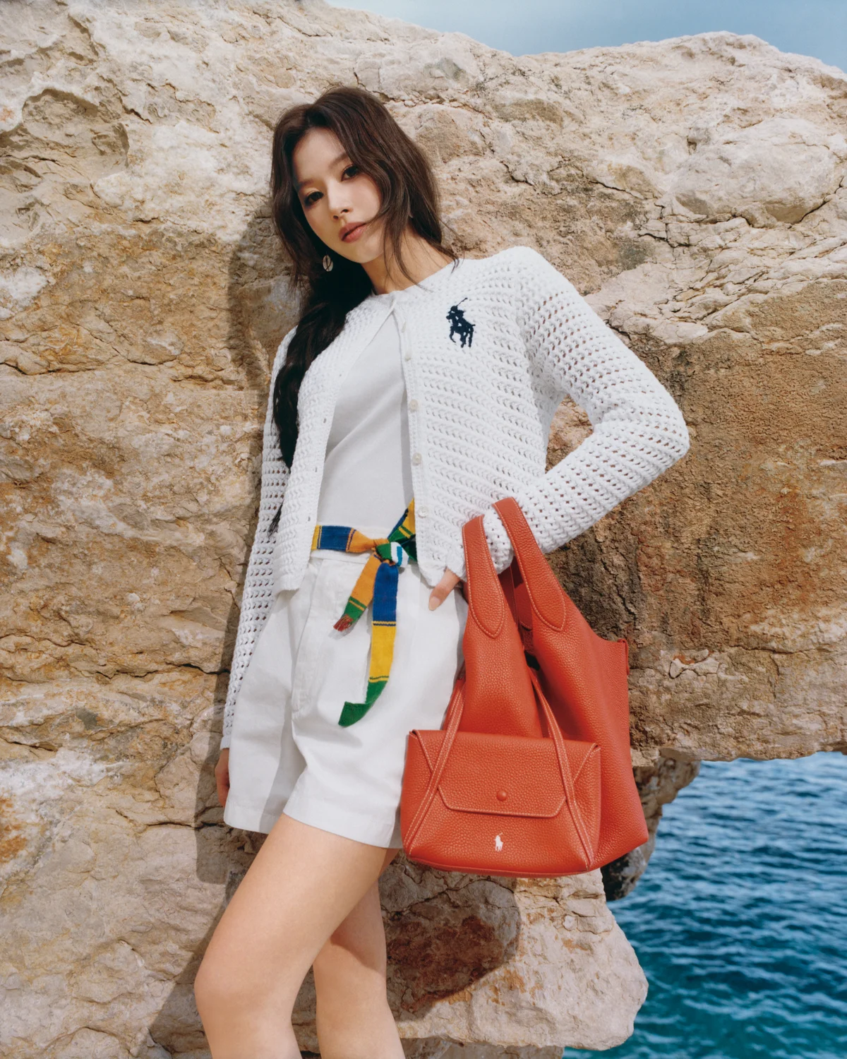 2026年春「ポロ プレイ」バッグ キャンペーンビジュアルのSANA