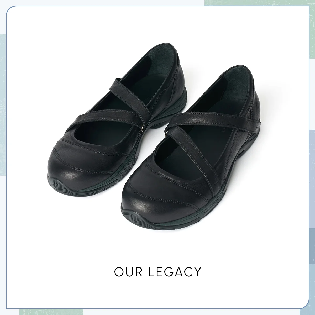 アワーレガシー OUR LEGACY スニーカーパンプス シューズ「SWEETHEART DRESS BLACK SWAN LEATHER」
