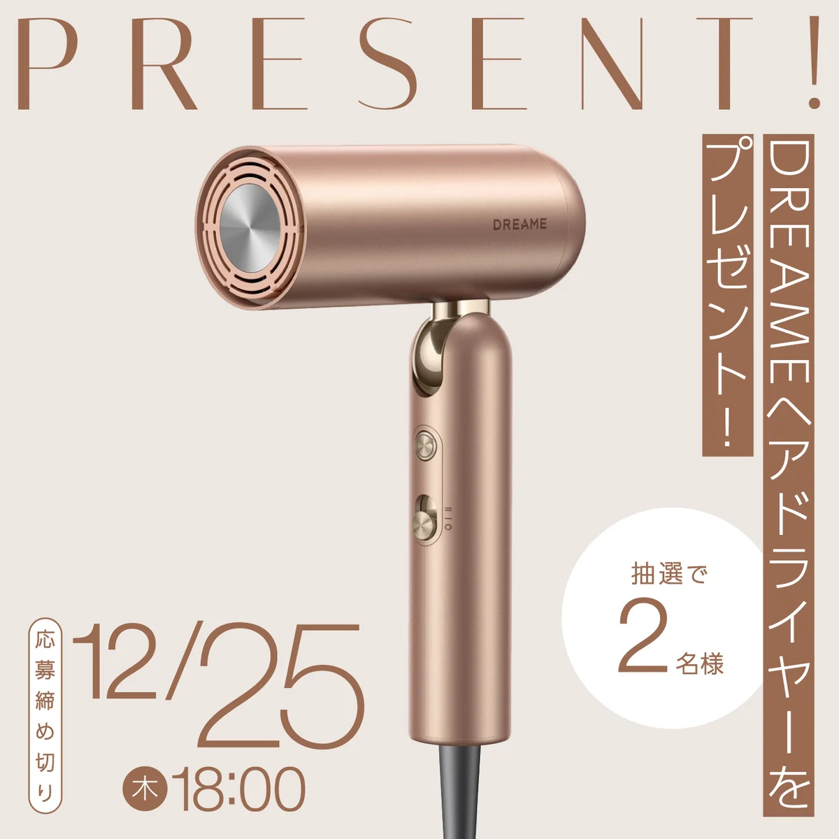 【プレゼント】欧州で大人気! DREAMのタイトルイメージ