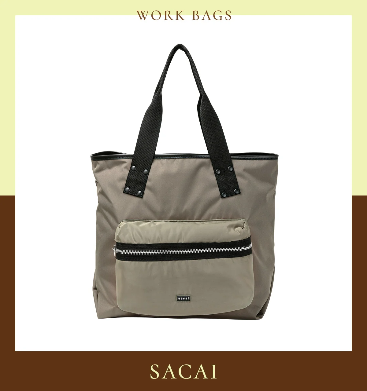 通勤バッグ　サカイ　sacai　バッグ〈H37×56×26cm〉￥51,700