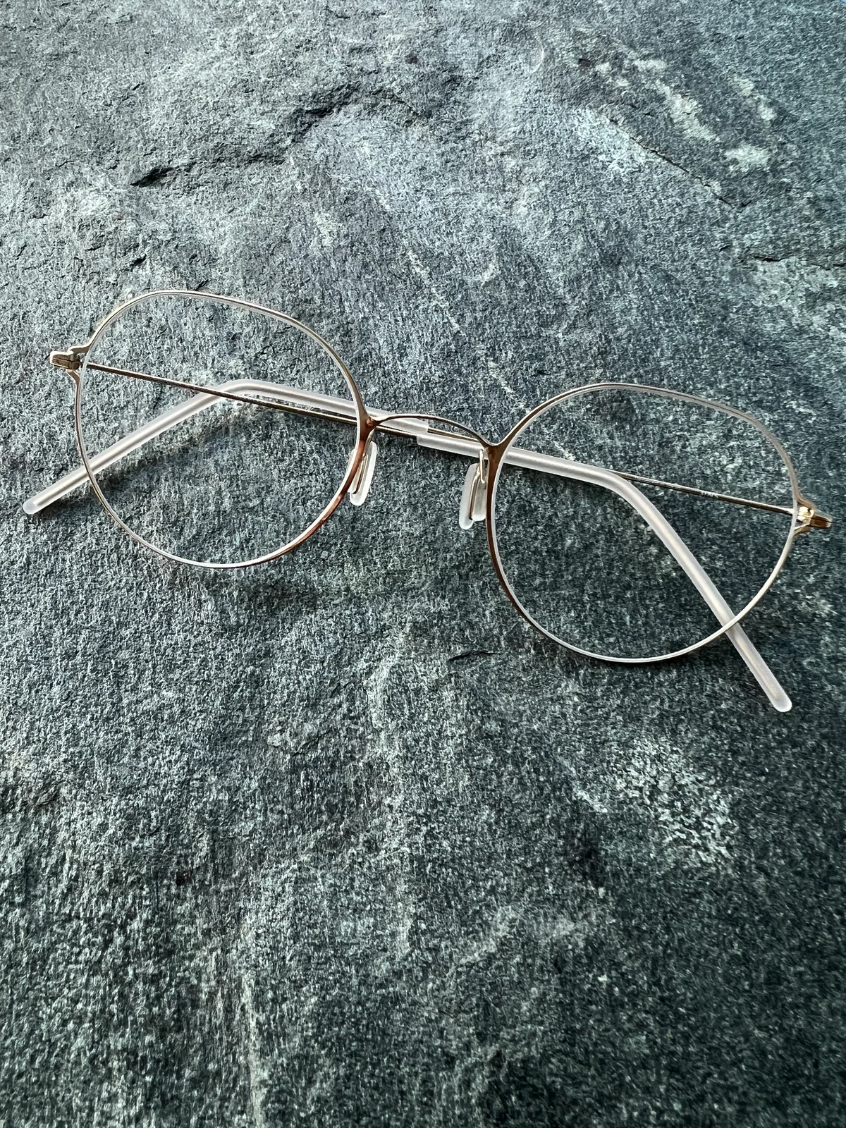 JINS Airframe Ultra Light Titanium ゴールド ジンズ