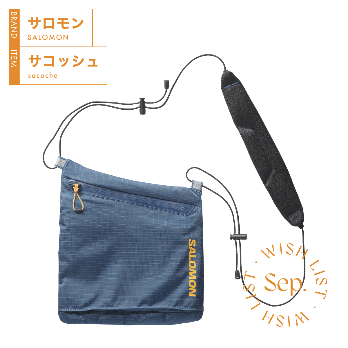 サロモン　ACS 2　サコッシュ〈H23×W20×D1cm〉¥6,050