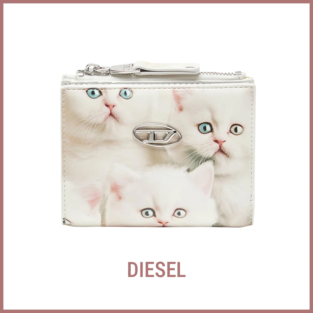 財布　ディーゼル　DIESEL　「二つ折りウォレット」〈H11.7×W9.5×D2.5cm〉￥34,100
