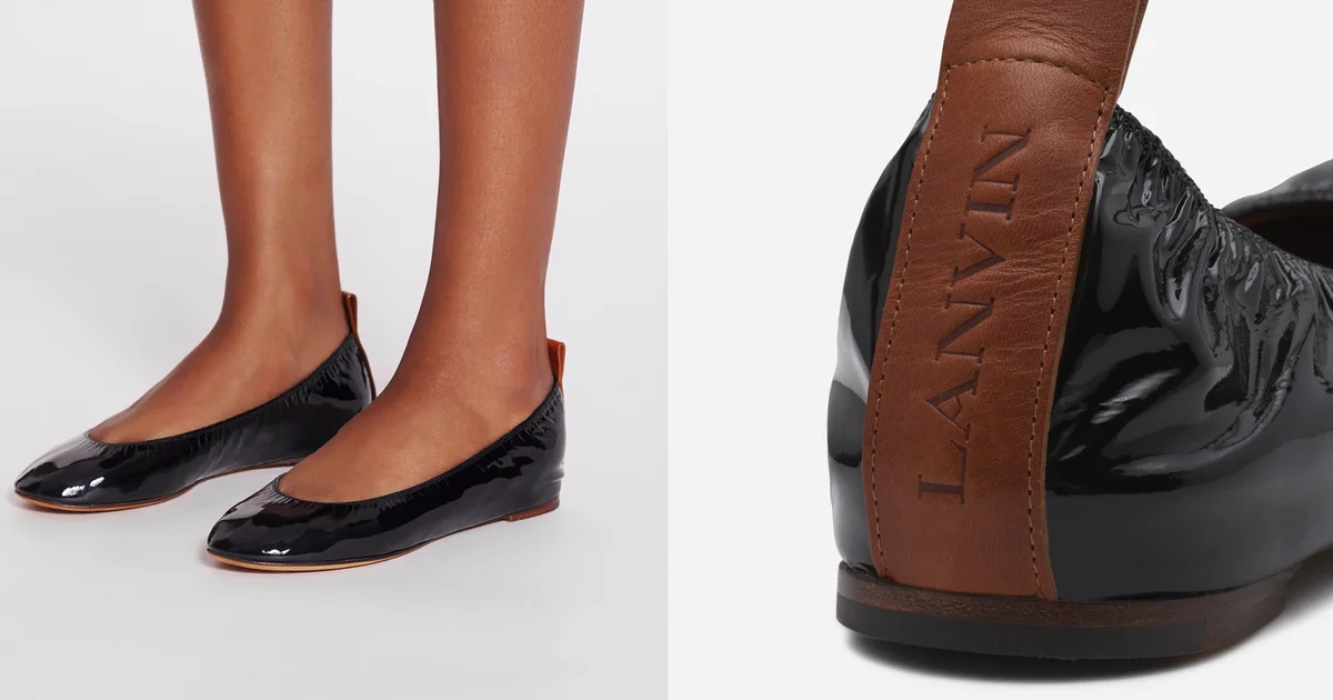 ランバン　バレエシューズ レザーリボンバレエシューズ|LANVIN en Bleu | LANVIN en Bleu