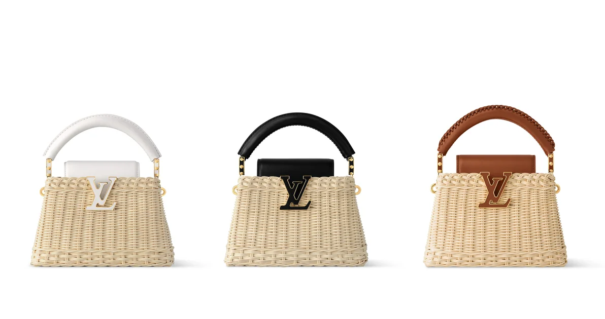 ルイ・ヴィトン】の人気バッグ「カプシーヌ」より新作が登場。涼しげな