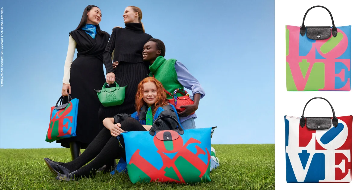 LONGCHAMP × ROBERT INDIANA 私のバディはLOVEアート！ - ファッション
