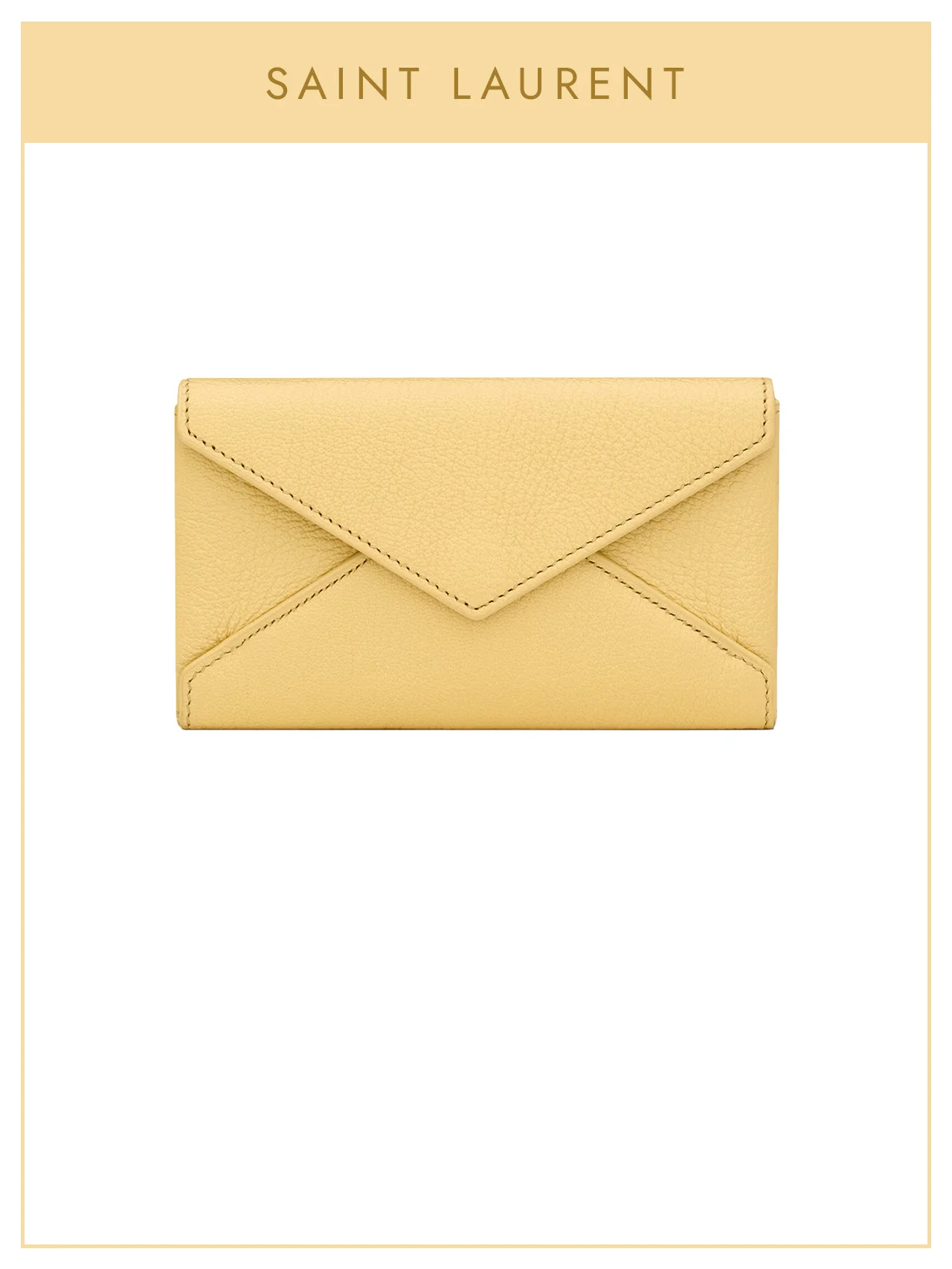 【サンローラン】の財布。早くも春の訪れを感じる、爽やかなレモンカラーの新作