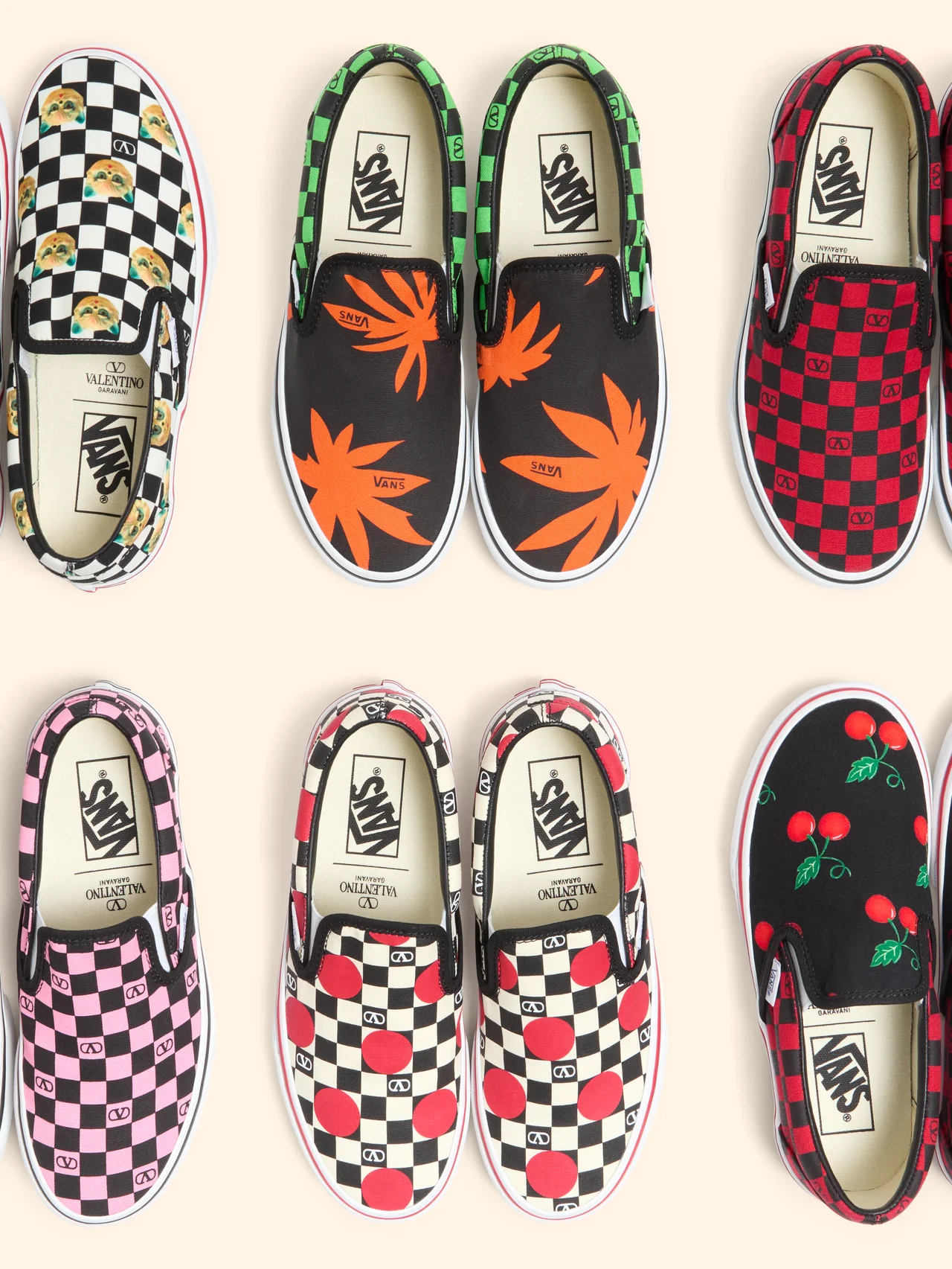 【ヴァレンティノ ガラヴァーニ】より、ヴァンズとのコラボレーション第2弾！ スニーカー6柄が登場