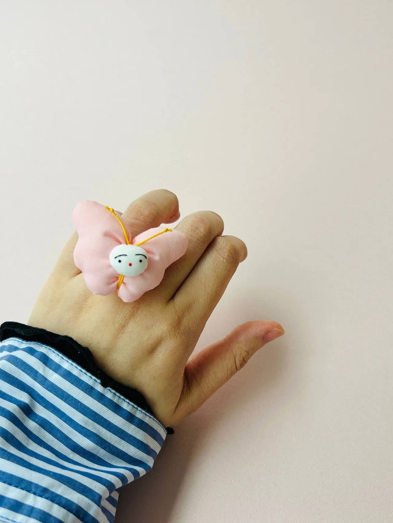 桃の節句に【TOMOMI TOMA】のちょうちょリング