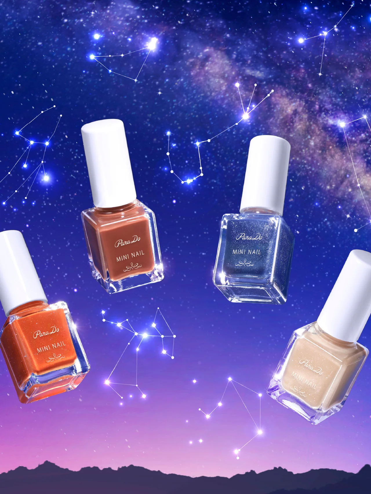 12星座エレメントで選ぶ冬ネイル。【パラドゥ】ネイル新色は、火・風・地・水をイメージ