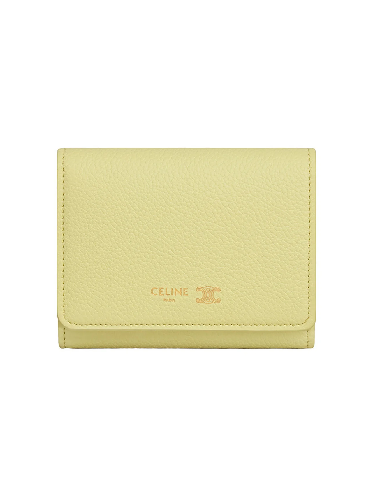 色の力も借りたい年末に、【セリーヌ】のハッピーイエロー財布。小さくてもカード類がたくさん入って頼もしい vol.1265
