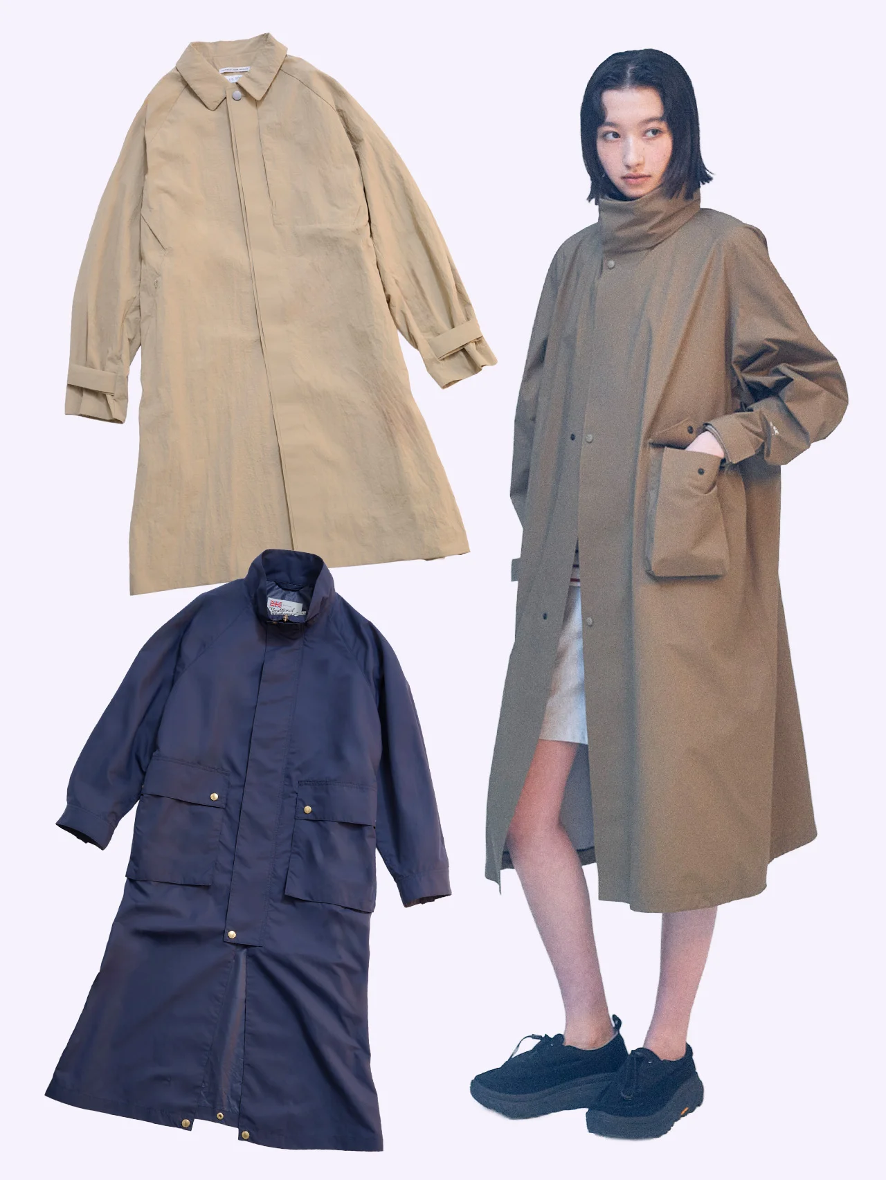 梅雨の通勤が楽しみになる｜雨具感ゼロの“ロング丈レインコート”を