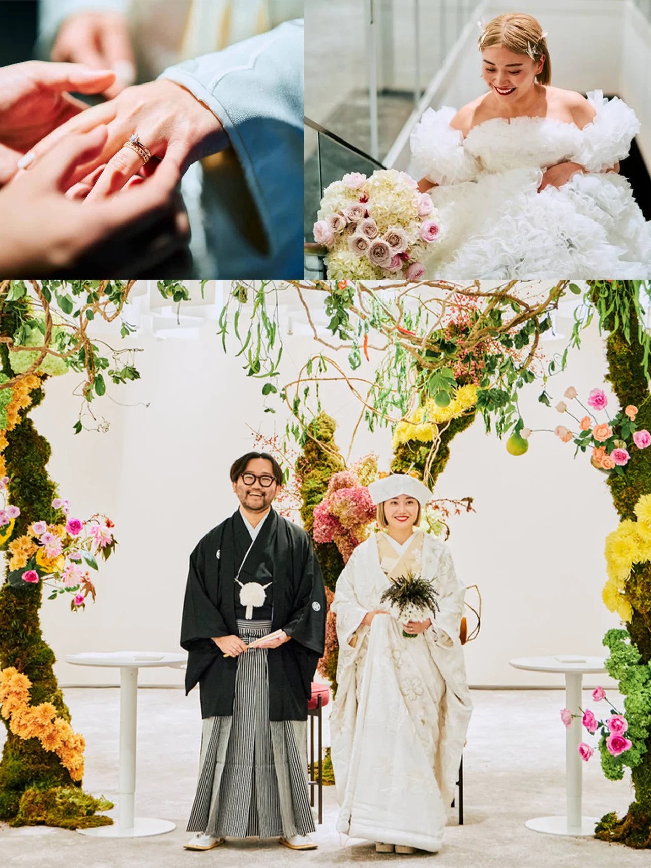 実りに満ちた一日。「八芳園」でかなえる飯島聡子さんの和モダンウェディング【ハッピーストーリーvol.99】 