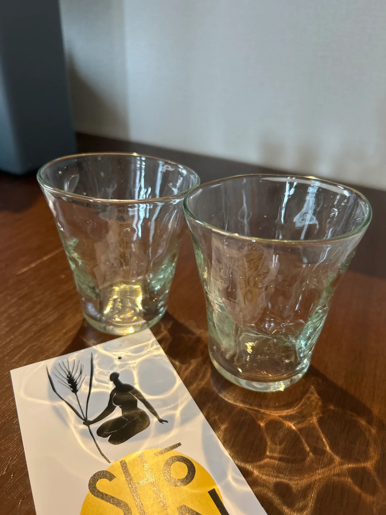 那須塩原で出合った、おおやぶみよさんの個性豊かなグラス #深夜のこっそり話 #2292