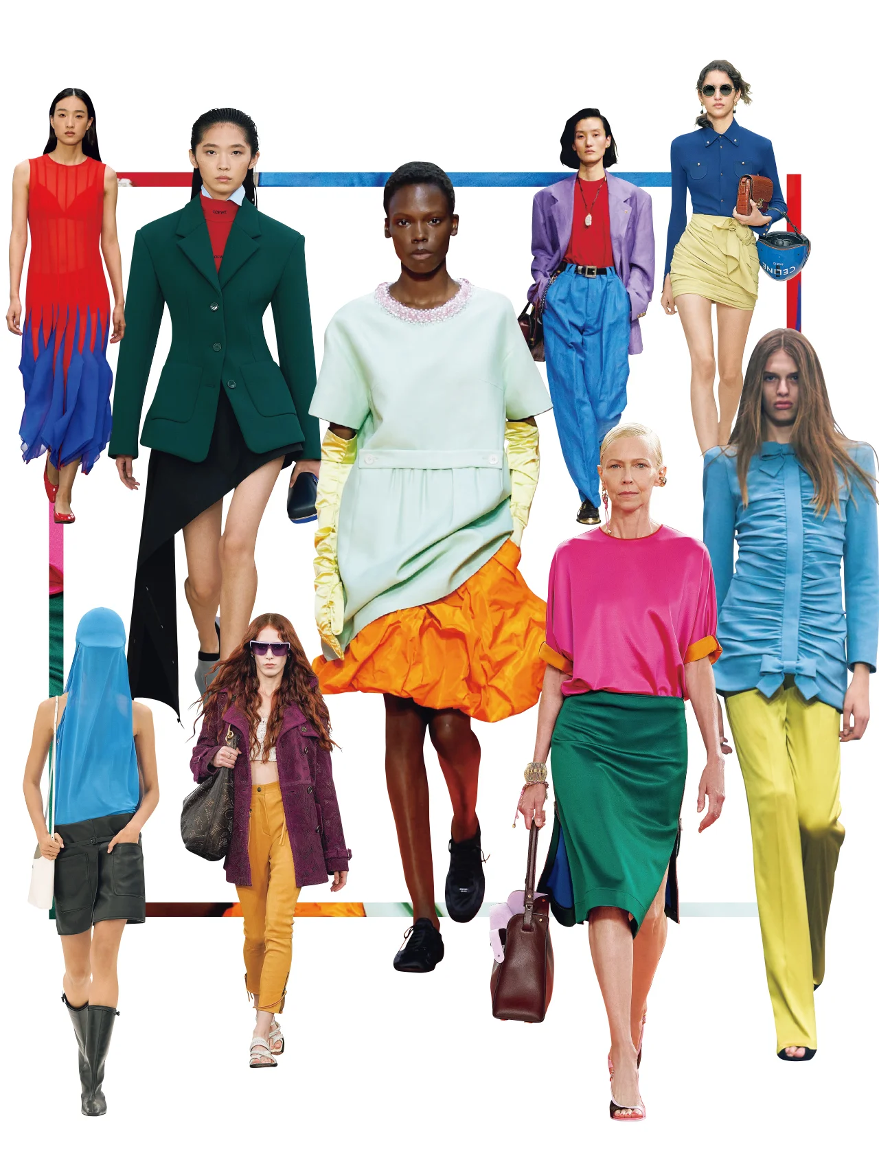 【2026年春夏】は何が流行る？ カラーブロッキング、トレンチ、デニムetc. 15のトレンドを総括！