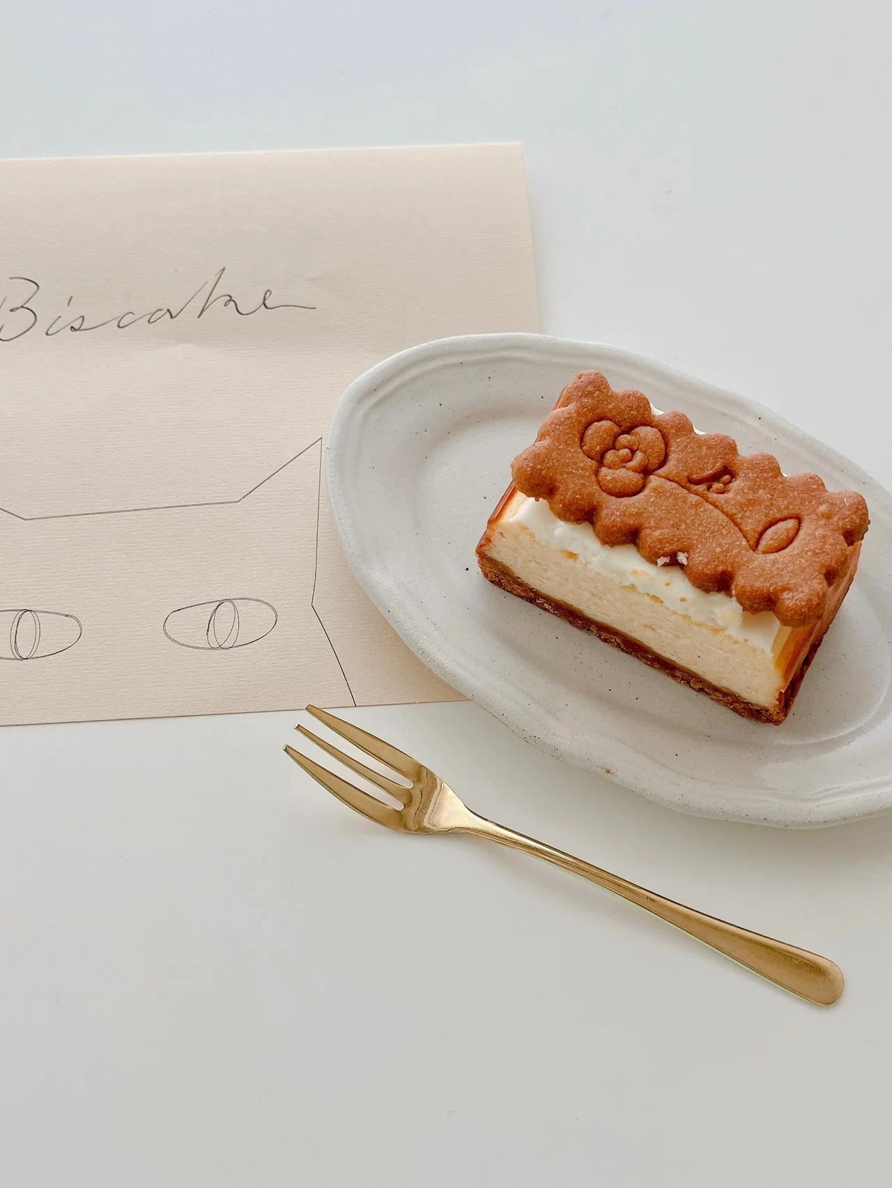 ついに合えたね。【BISCAKE（ビスケイク）】のチーズケーキ