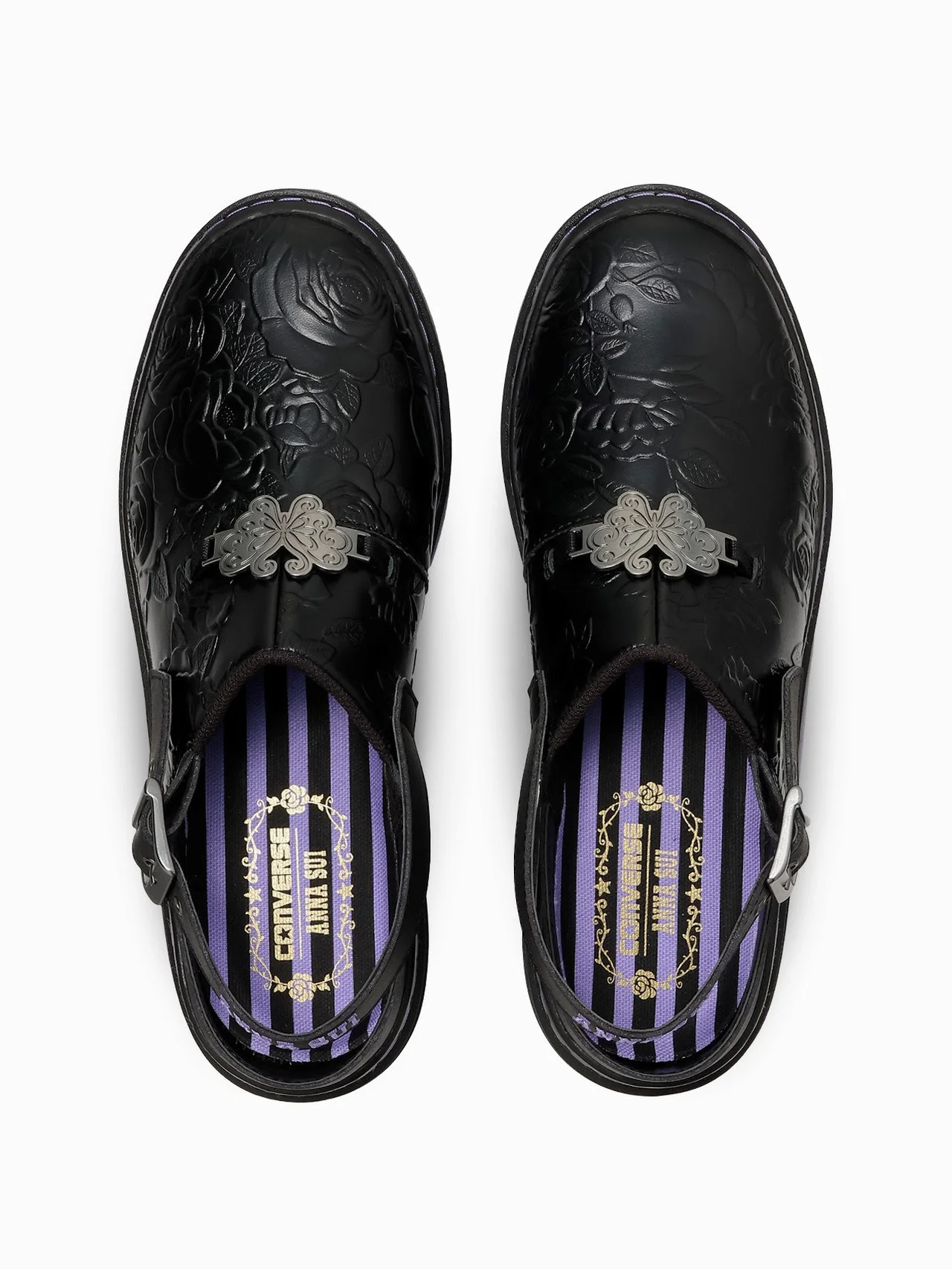 【コンバース】×【アナ スイ】コラボシューズが登場！ プラットフォームスニーカー2型がラインナップ