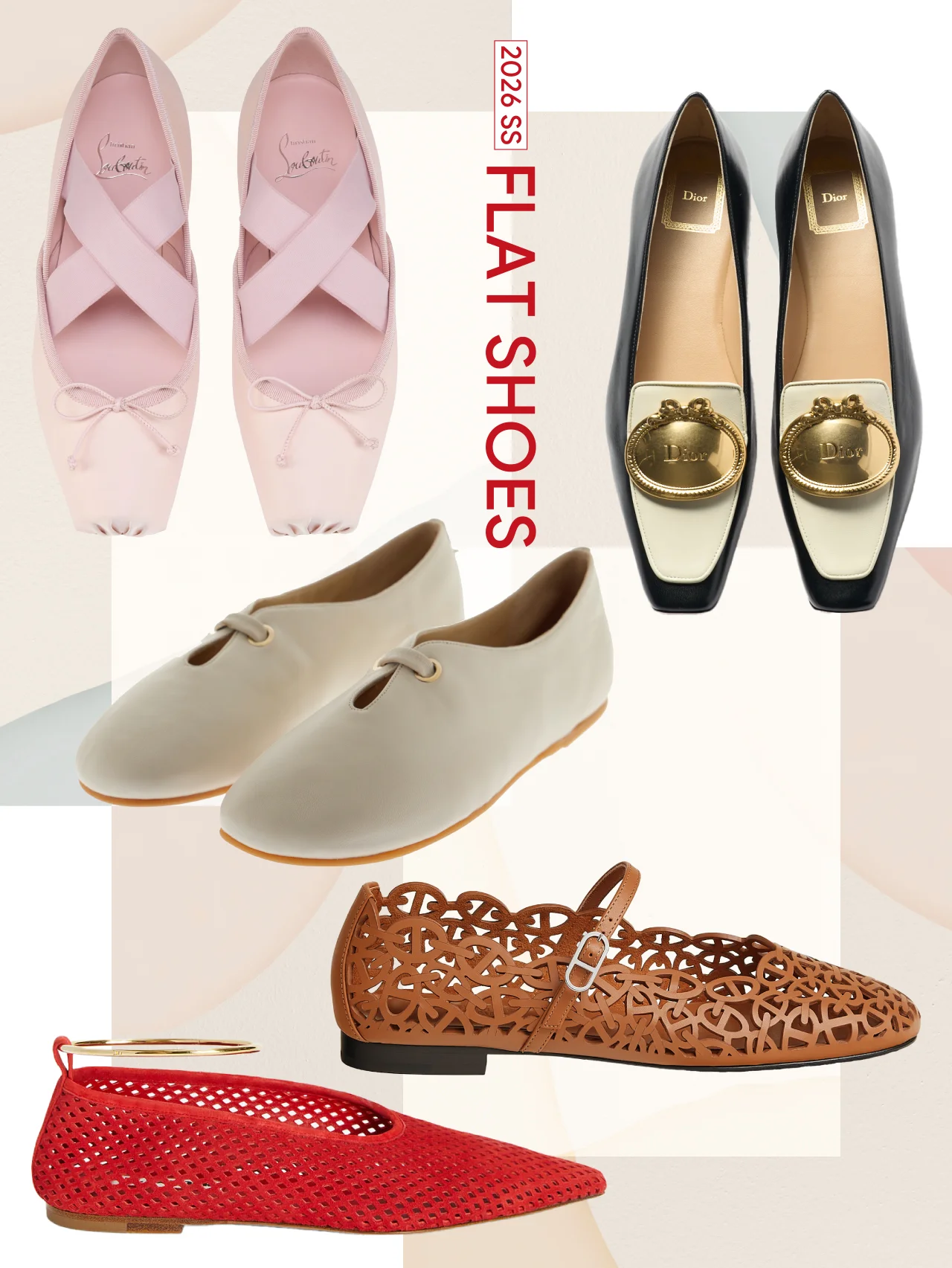 足もとにときめきを運んでくる【フラットシューズ】5選