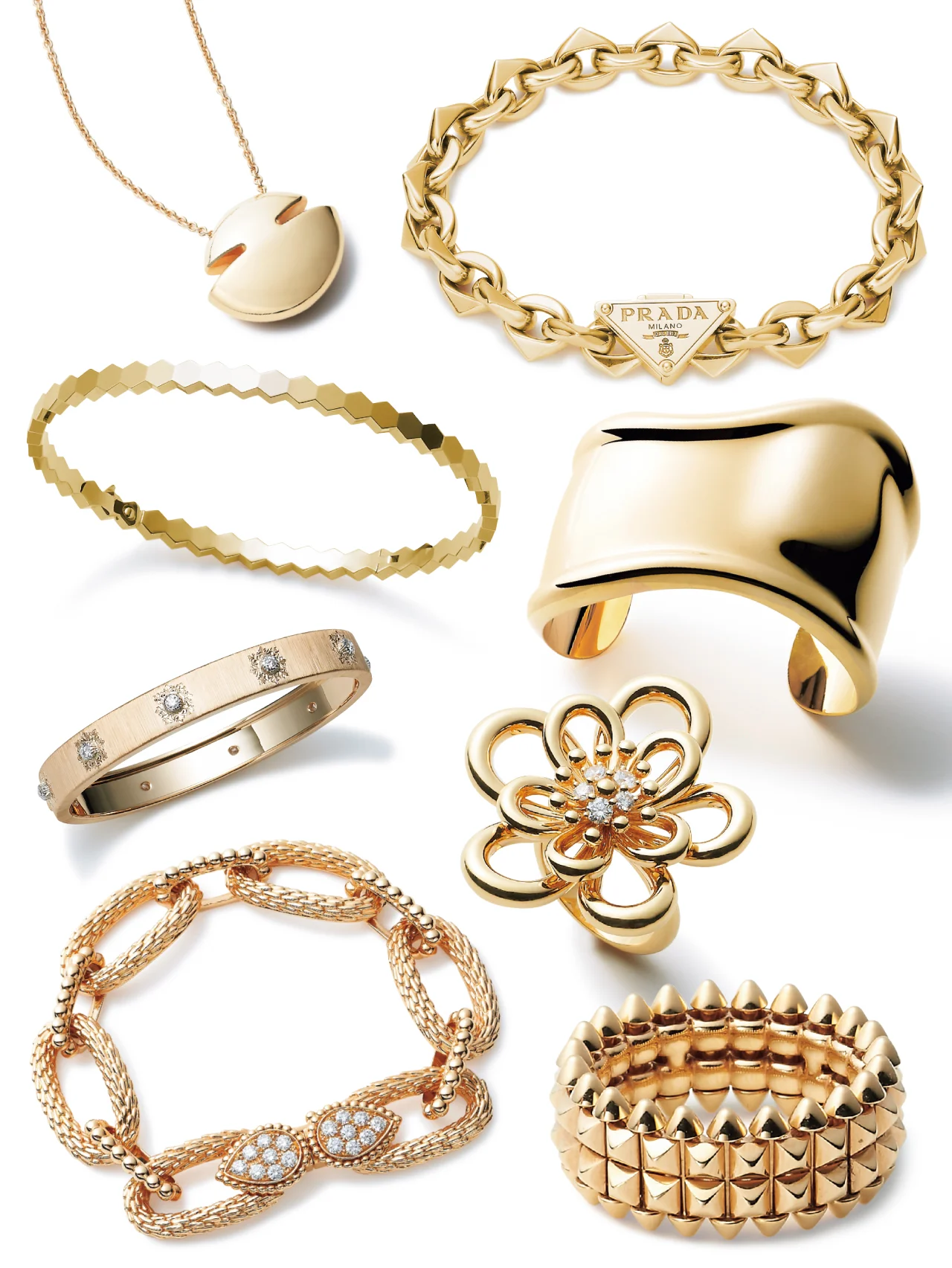 【2026年最新ゴールドジュエリー】ティファニー、カルティエ、プラダetc. 地金の美しさを堪能して