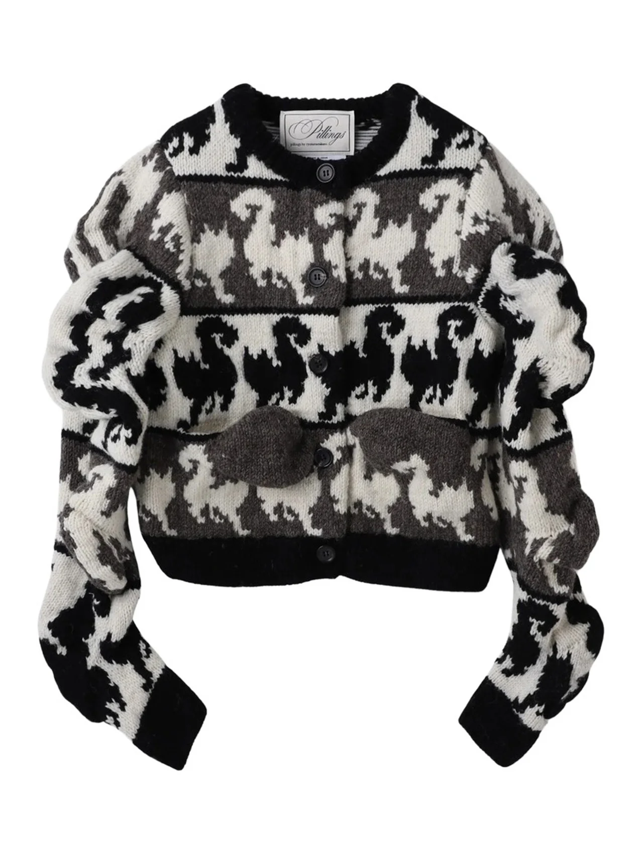 手編みならではのシルエットがもたらすスタイリング力。【ピリングス】のニットカーディガン vol.1296