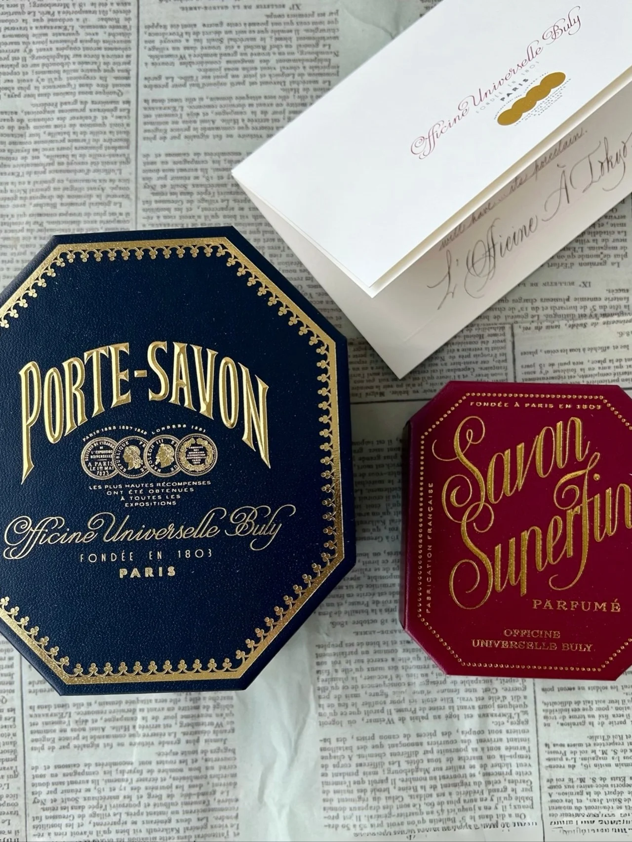 12月のギフト候補に【オフィシーヌ・ユニヴェルセル・ビュリー】のソープ&ホルダーを