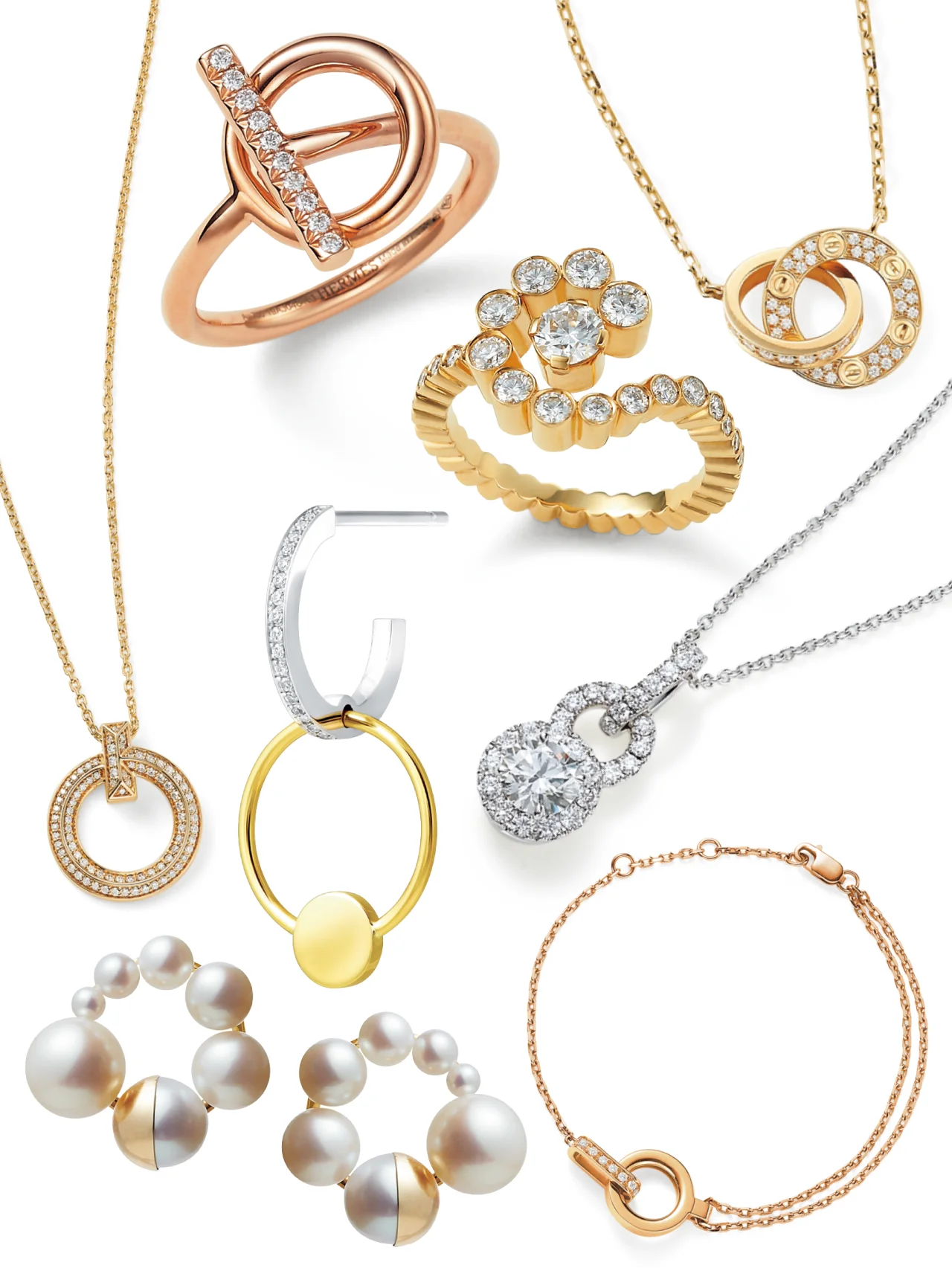 エルメス、ティファニー、カルティエほか、曲線で魅せる【モダンジュエリー８選】